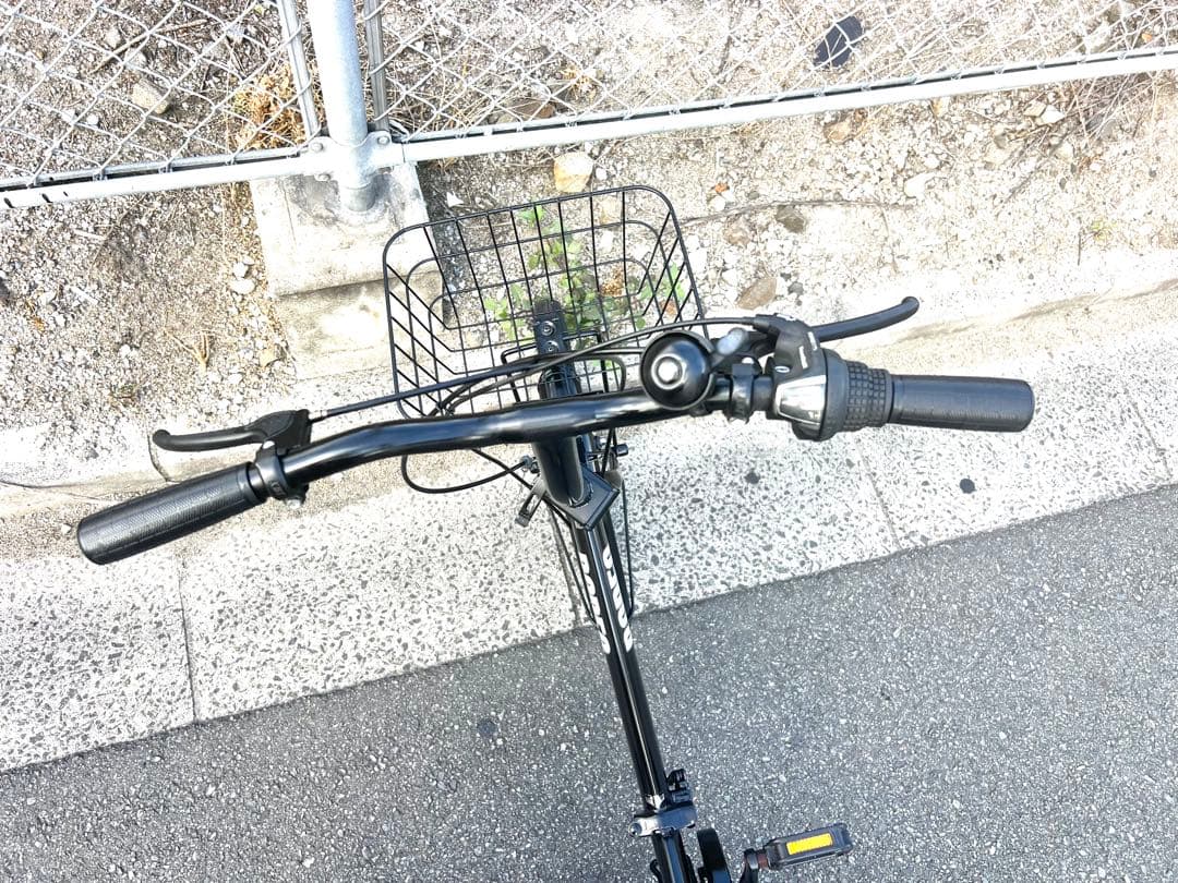 折り畳み式自転車20インチ新品同様のギア付き自転車関東圏配送可能