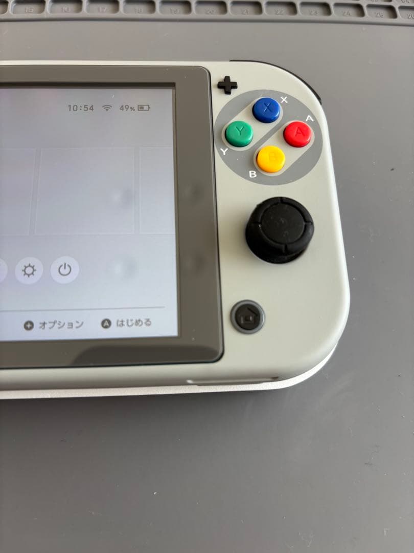 Nintendo Switch Lite本体　カスタム品　外装：スーファミ仕様