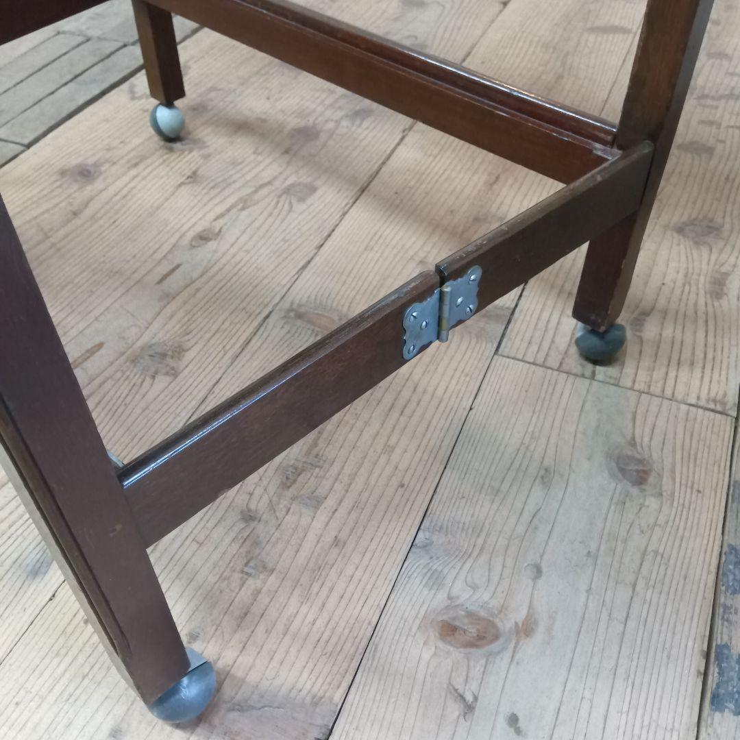 イギリス アンティーク 家具 キッチンワゴン トロリー キャスター付 6684b