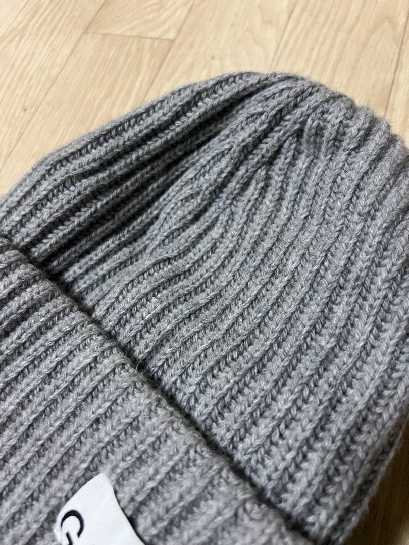 GANNI ニット帽 グレー