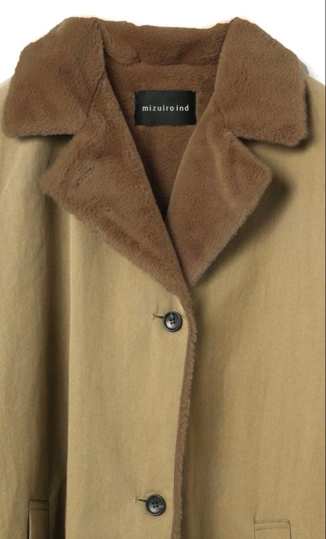 mizuiro indバックボアコート