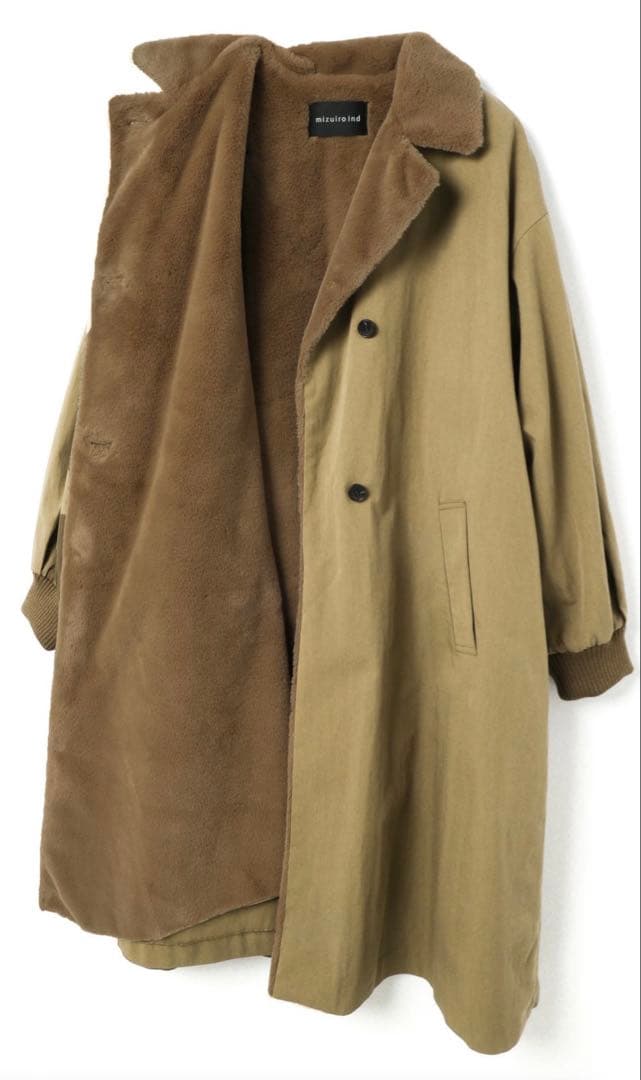 mizuiro indバックボアコート