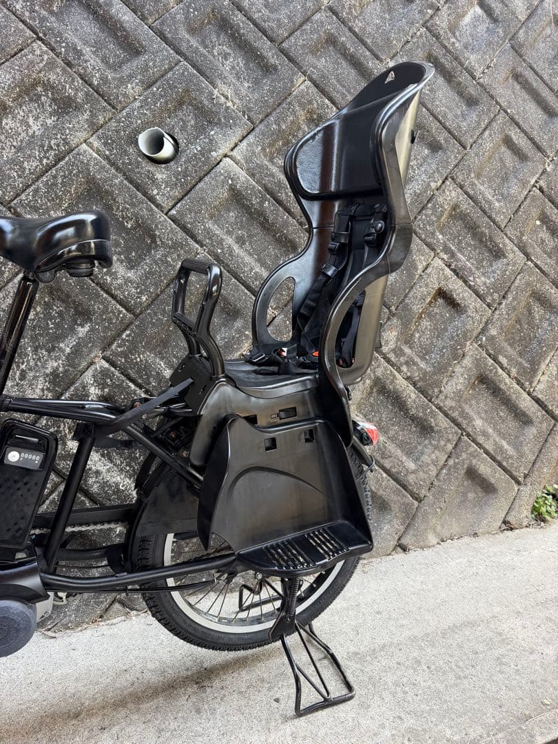 パナソニックのチャイルドシート付き電動自転車バッテリー12Ah