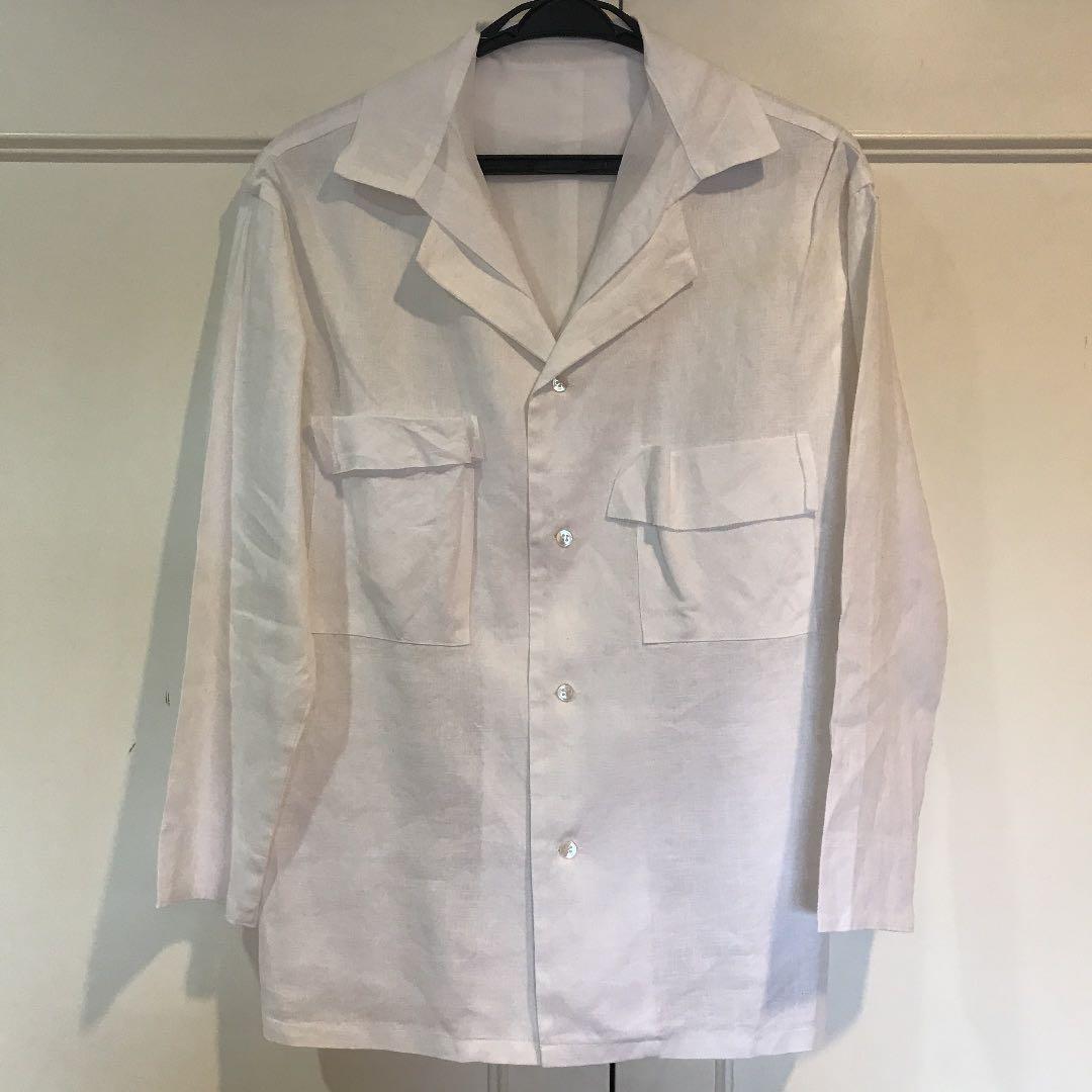 Yohji Yamamoto リネンレイヤードシャツジャケット