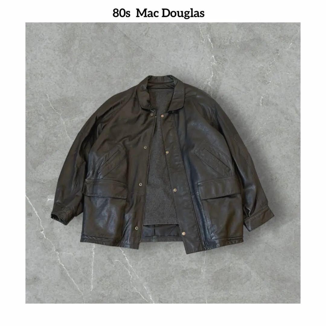 ★ 70s マックダグラス Mac Douglas フランス製 レザージャケット