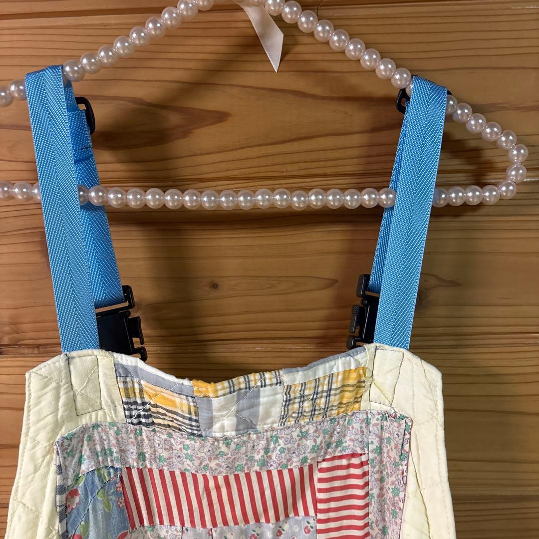 ★今日だけ価格★アンティーク パッチワークキルト ワンピース サロペット