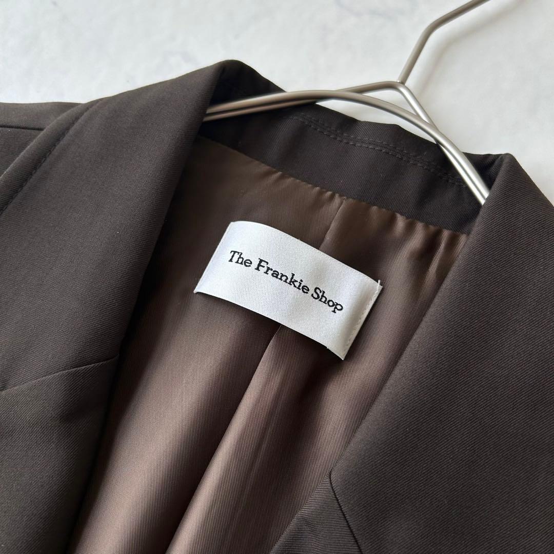 美品 the frankie shop ザフランキーショップ ベスト ブラウン