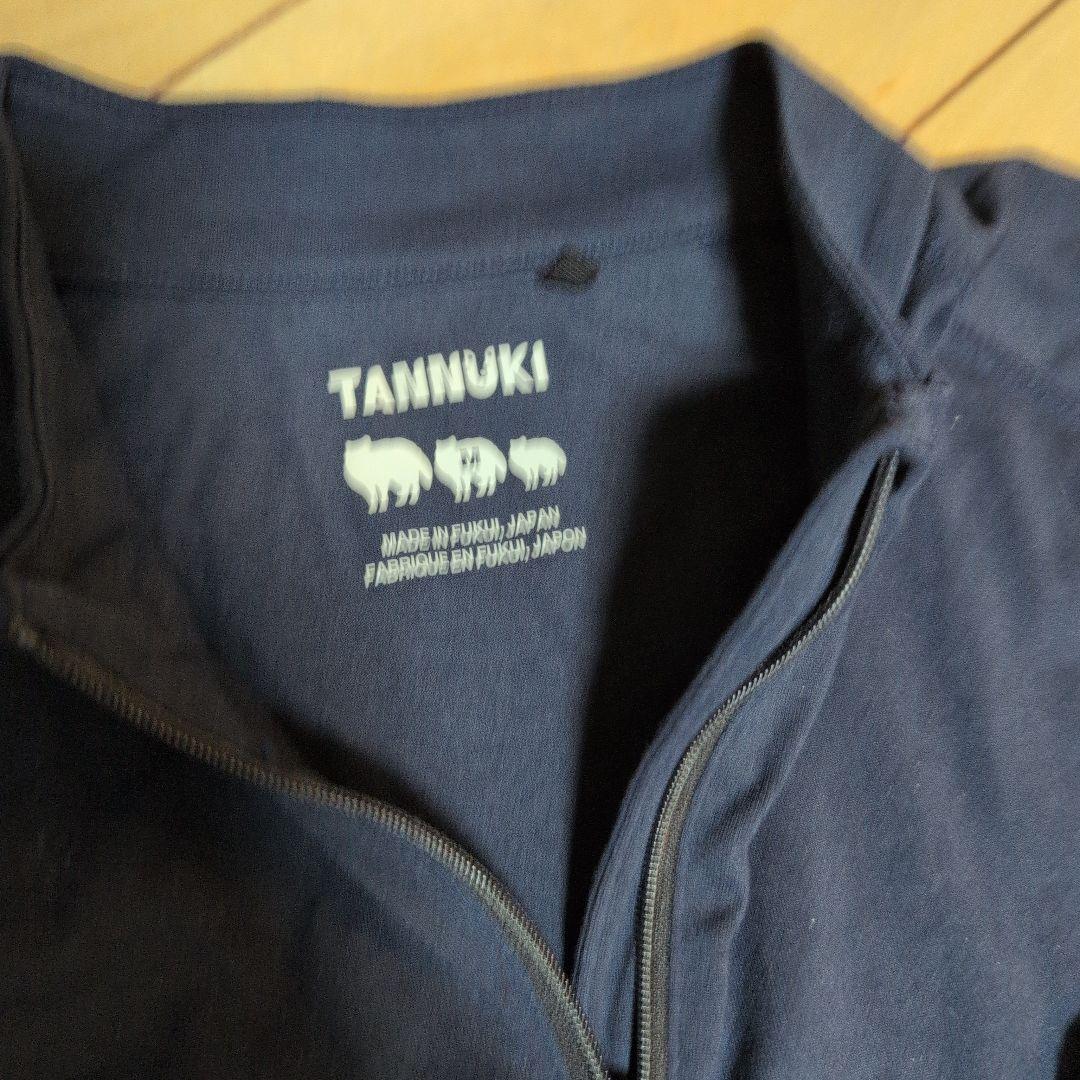 TANNUKI ネイビー ハーフジップ トップス サイズМ