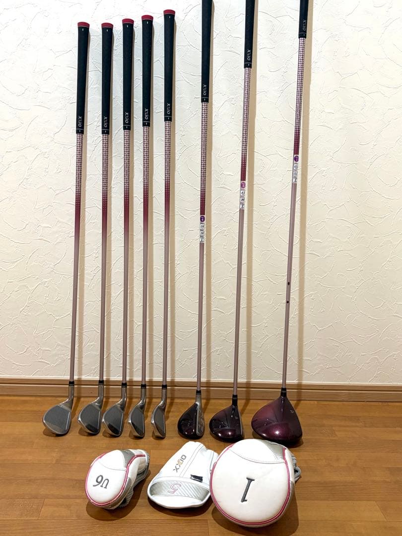 ゼクシオ９　XXIO レディースゴルフセット　フレックスL ボルドー