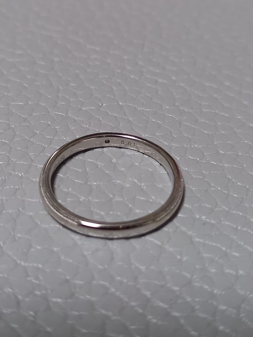 よしこ　プラチナリング　プラチナ　指輪　ダイヤモンド　pt900　9.5号