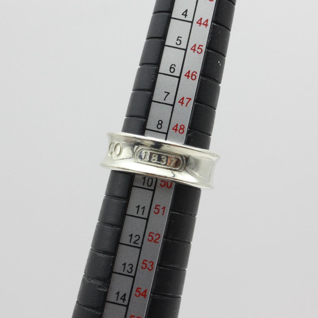 美品 Tiffany&Co. アクセサリー ナロー シルバー リング 指輪 9号