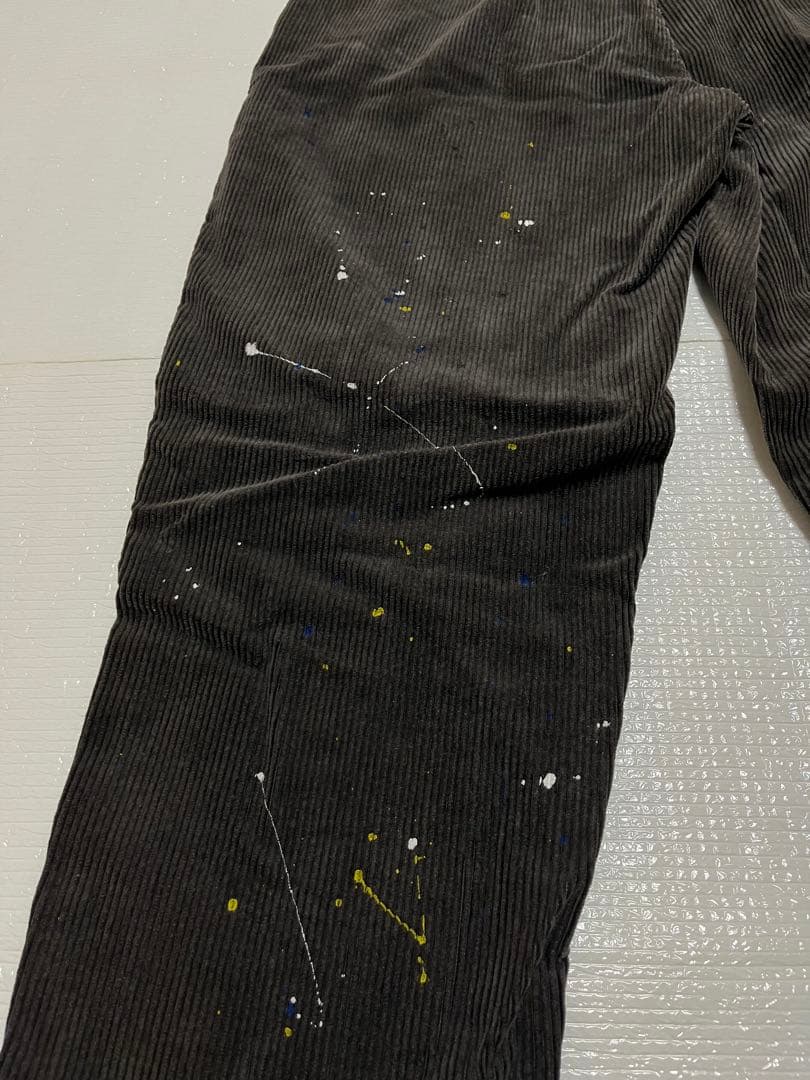 【美品】CHANGES チェンジーズ コーデュロイパンツ タック入りワイドパンツ