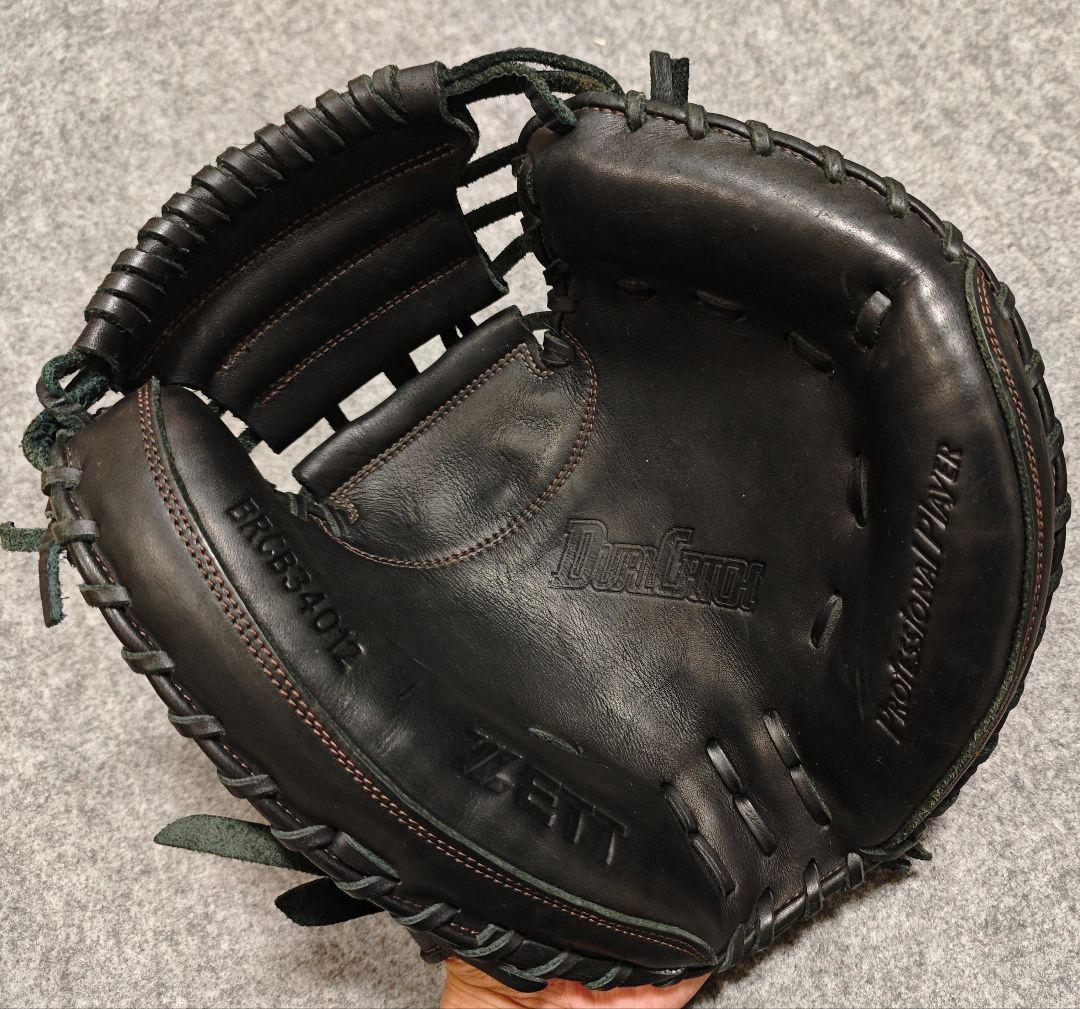 【美品】ZETT軟式キャッチャーミット　黒