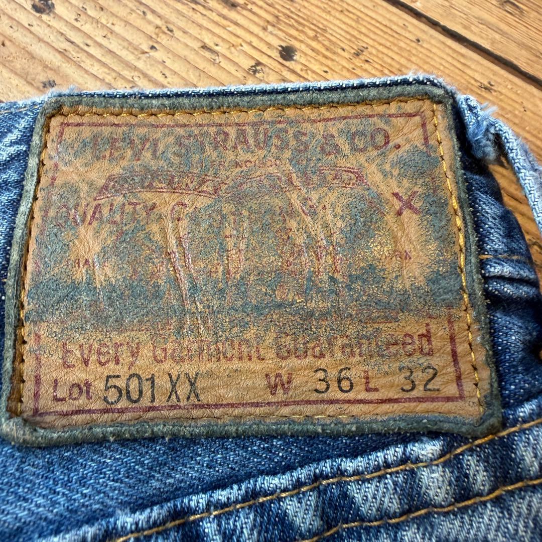 Levi's LVC 501XX 47501 36×32 ビッグE 赤耳 大戦