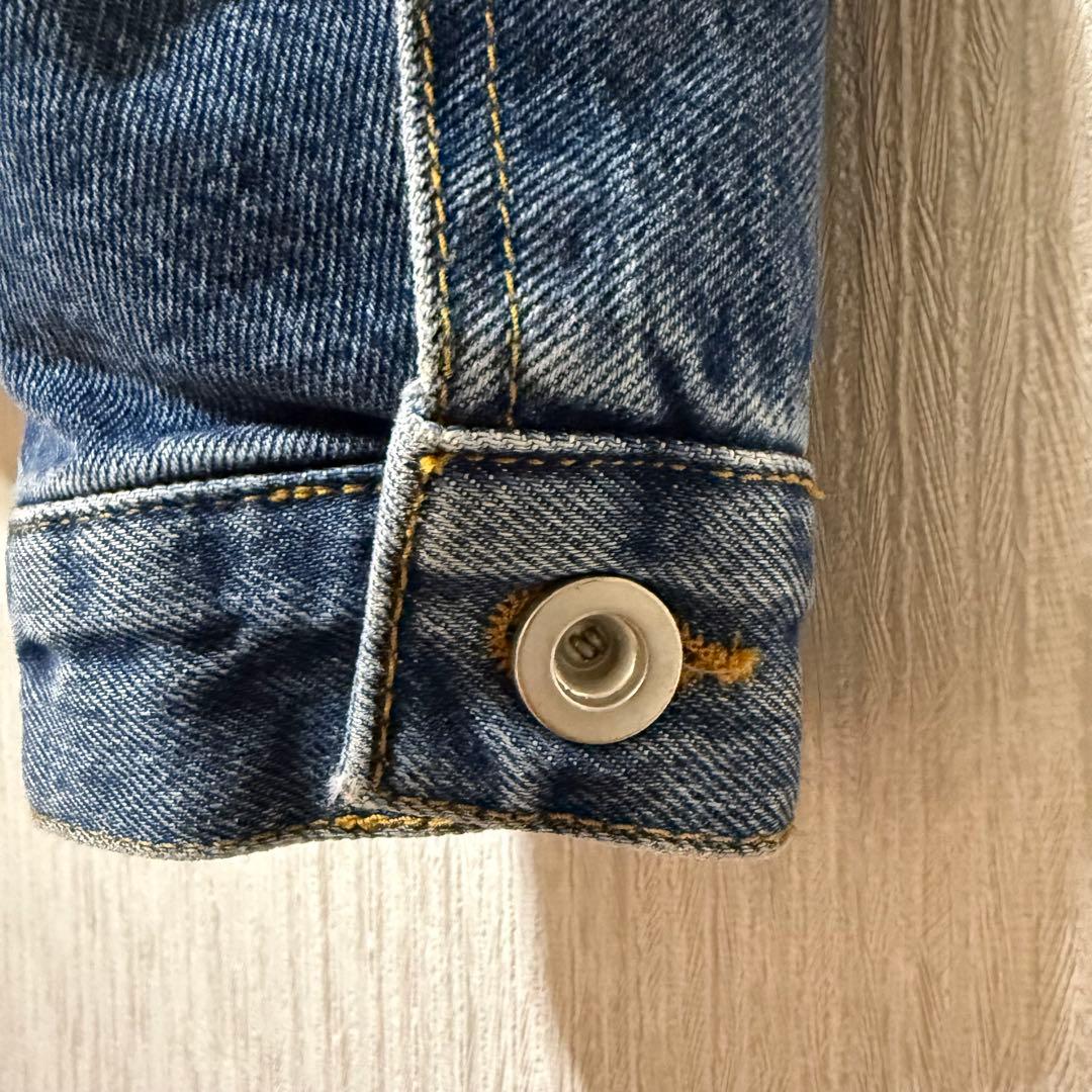 美品　DIESEL 裏ボア インディゴ デニムジャケット　L シェルパ