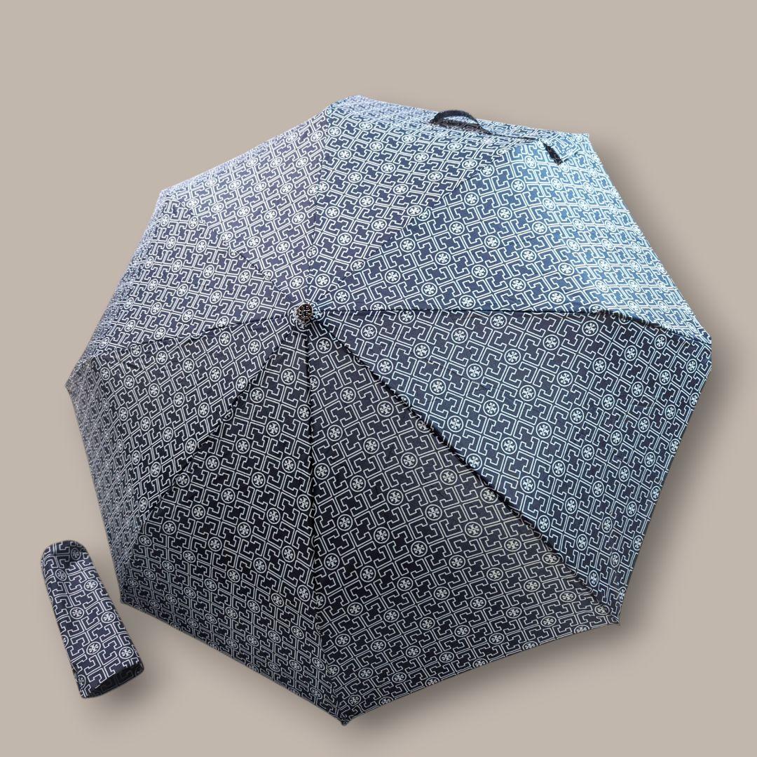 新品 Tory Burch トリーバーチ 折りたたみ傘 幾何学模様