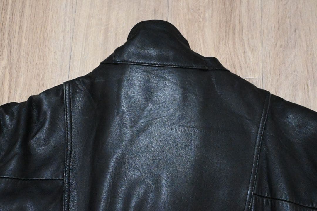古着　VALENTINO レザージャケット　チンスト付き