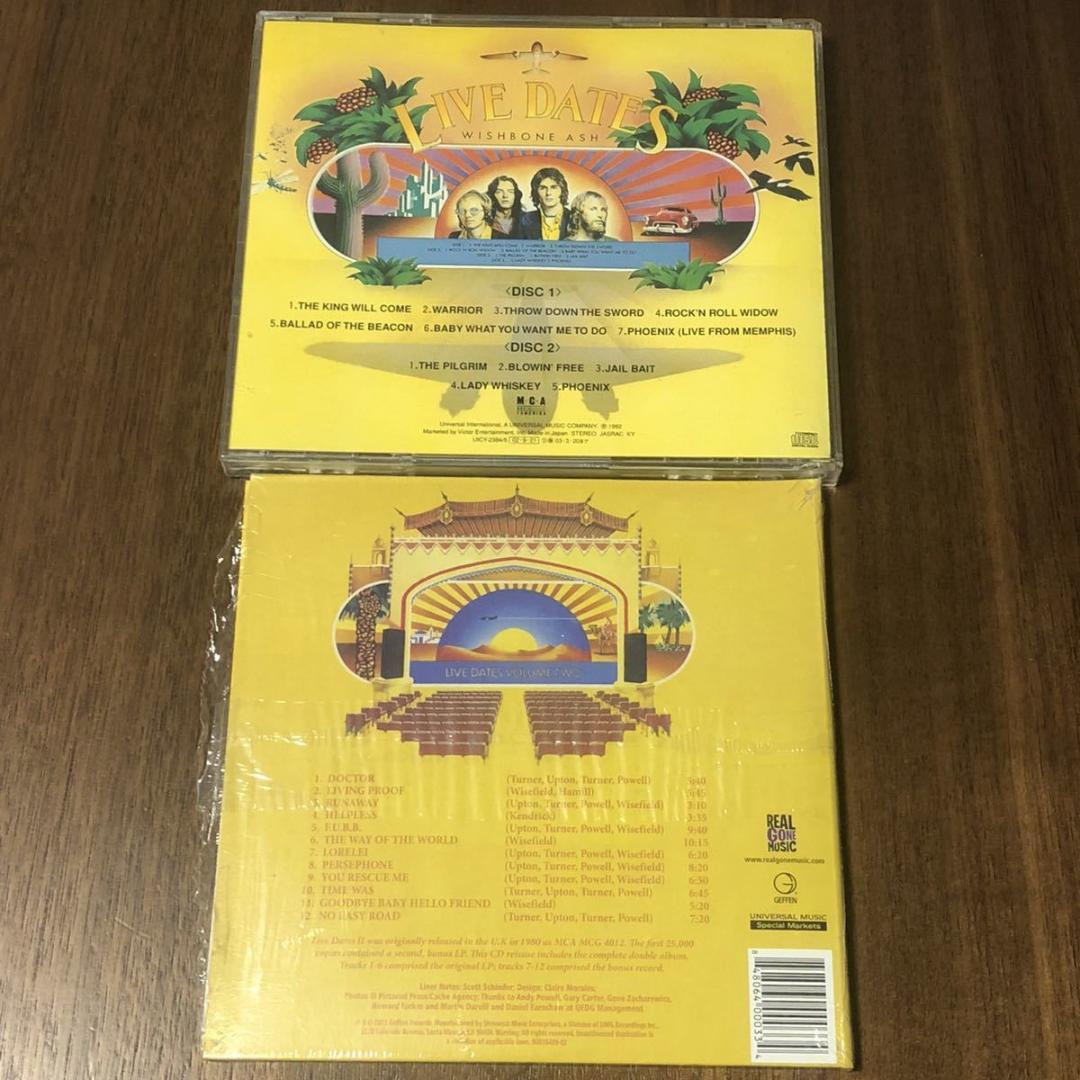 3CDセット！WISHBONE ASH/LIVE DATES VOL.1 & 2