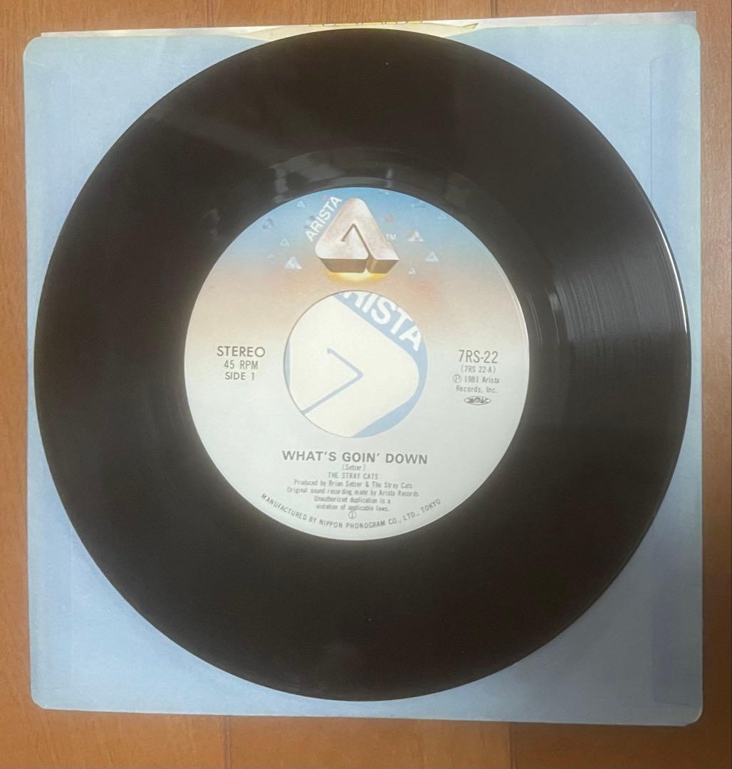 ストレイキャッツ 日本盤 7インチシングル 3枚セット ロカビリー 45rpm