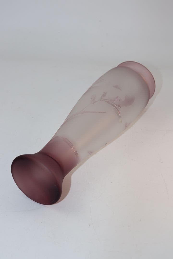 KAMEI GLASS 花瓶 グラデーションパープル 21cm