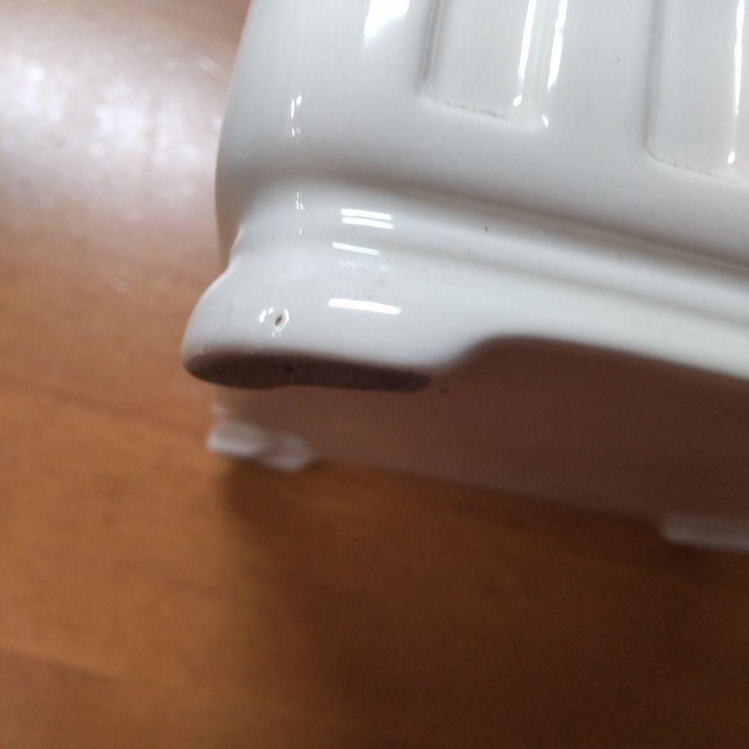 スクエア　プランター　陶器　ビンテージ　鉢カバー　インテリア雑貨