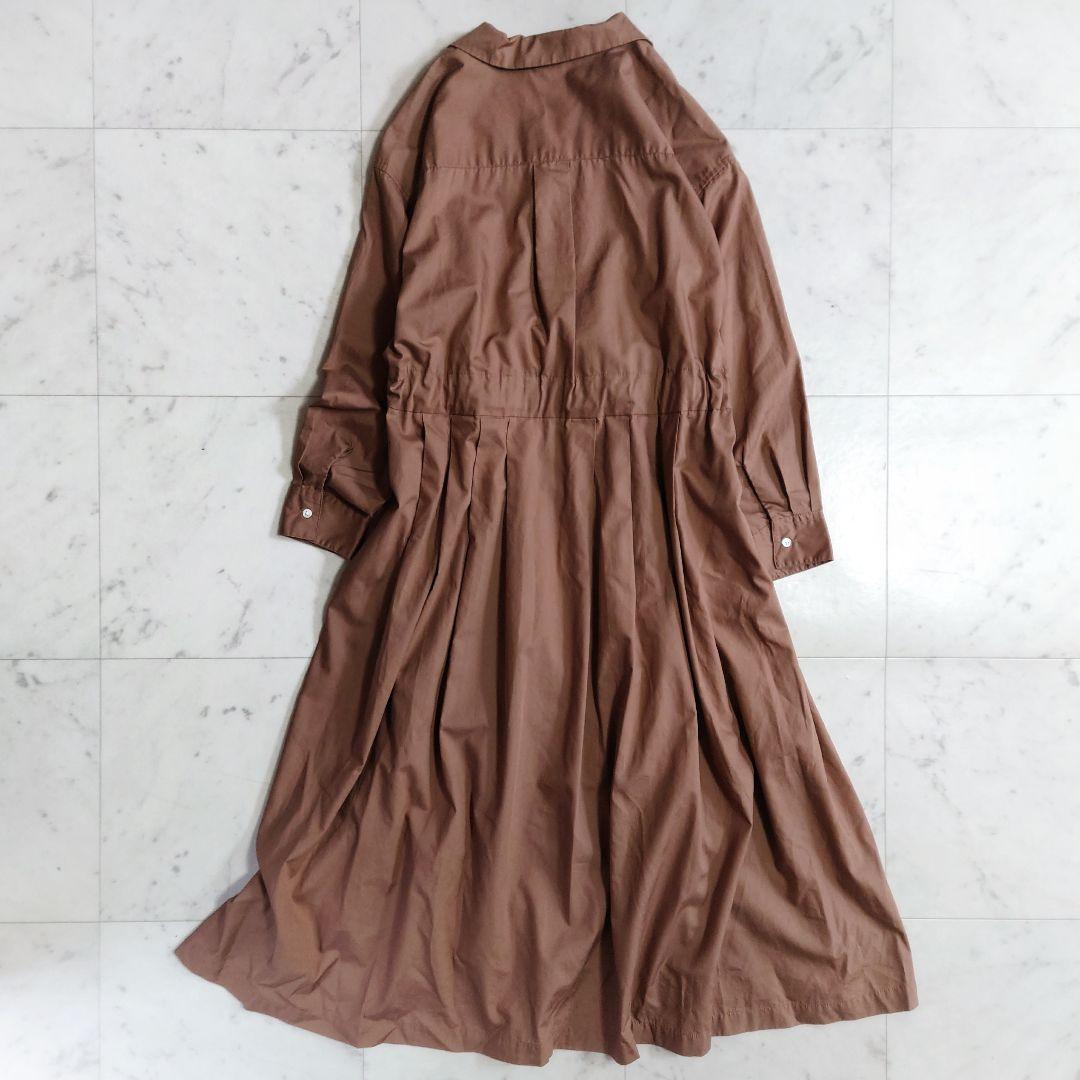 美品♪ アーバンリサーチドアーズ ウエストベルト ロングシャツワンピース 比翼