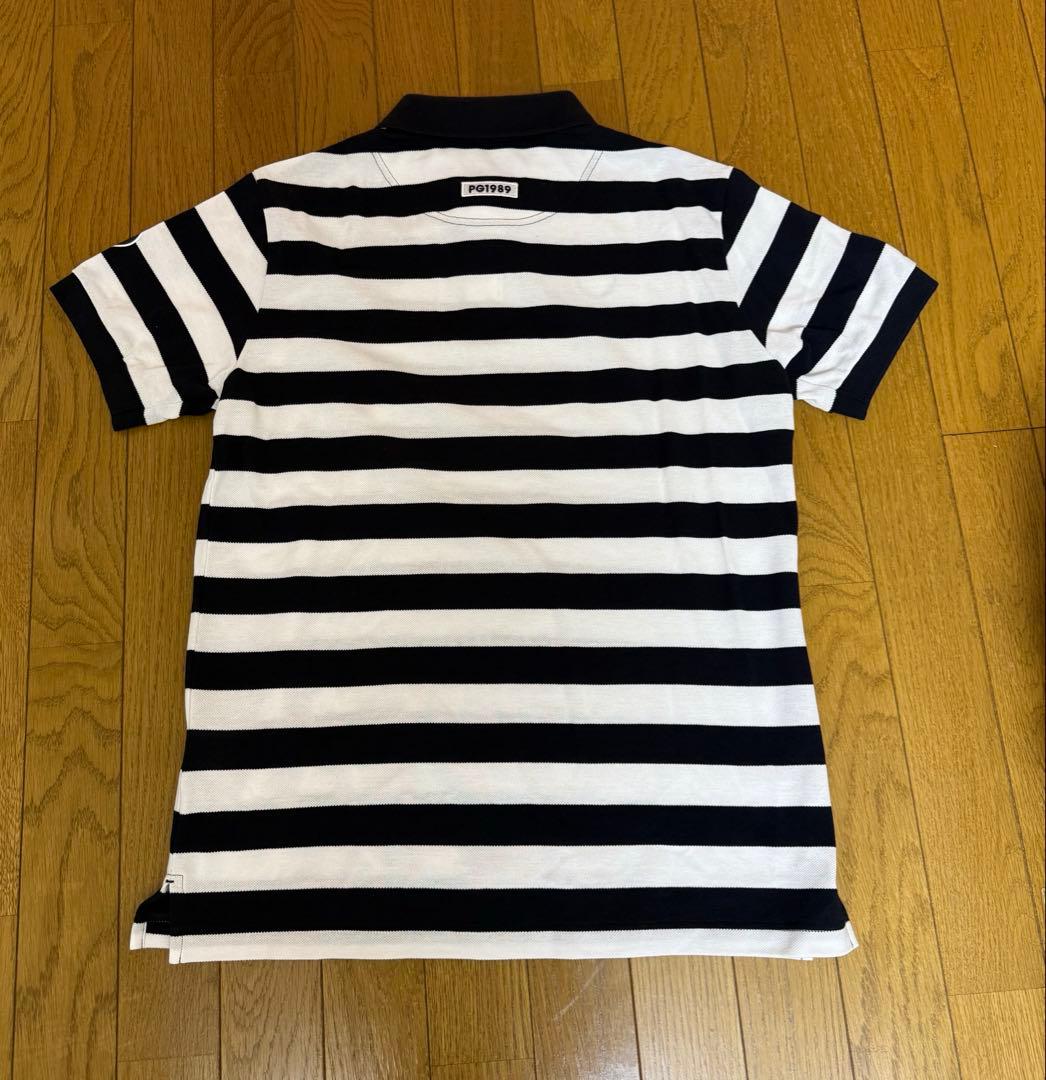 新品未使用　パーリーゲイツPEARLY GATES ストライプ ポロシャツ