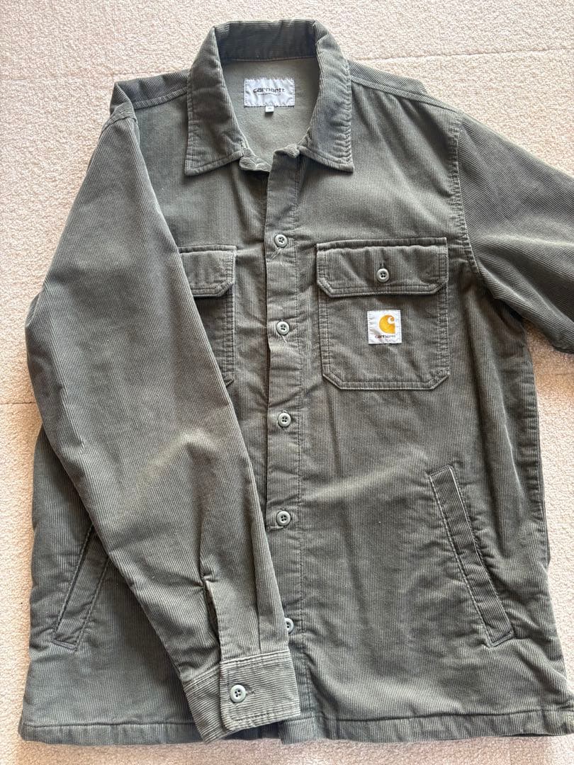 Carhartt コーデュロイシャツジャケット　カーキ
