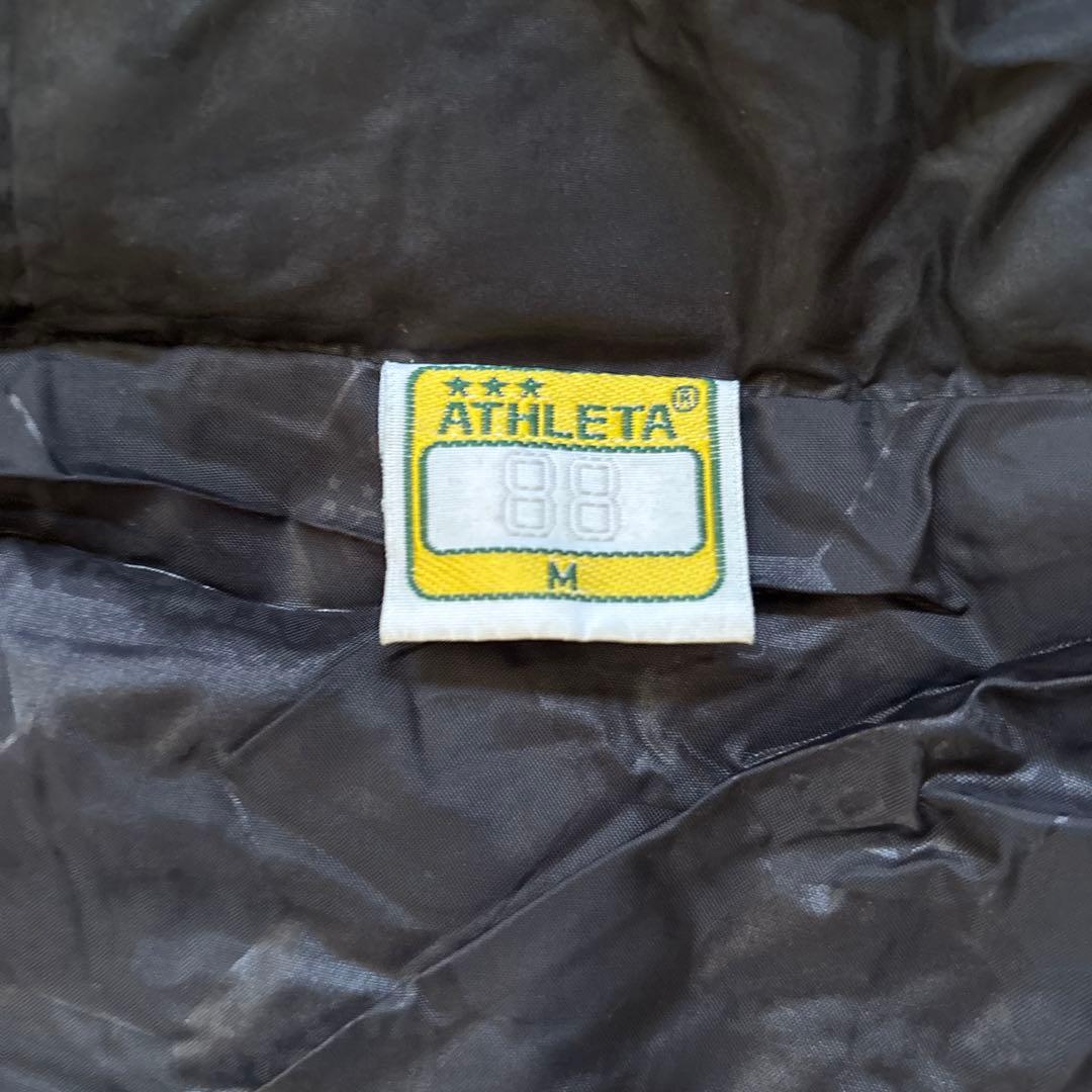 ATHLETA 黒 ダウンベンチコート M