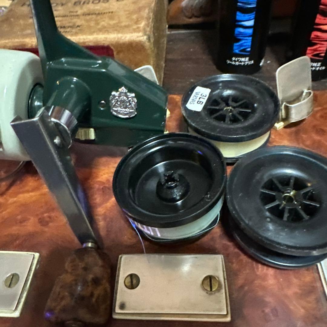 復刻 ABU Cardinal 33 ios カスタムwoodノブspool3個