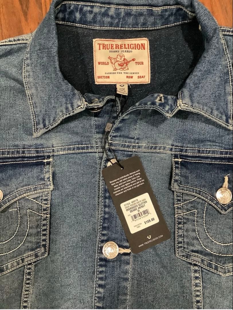 True Religion トゥルーレリジョン メンズデニムジャケット Mサイズ