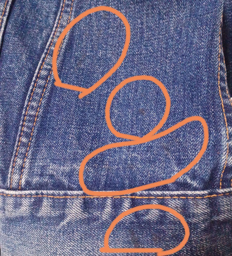 Levi's 70505 bigE 36? 不均等V 70s 60s
