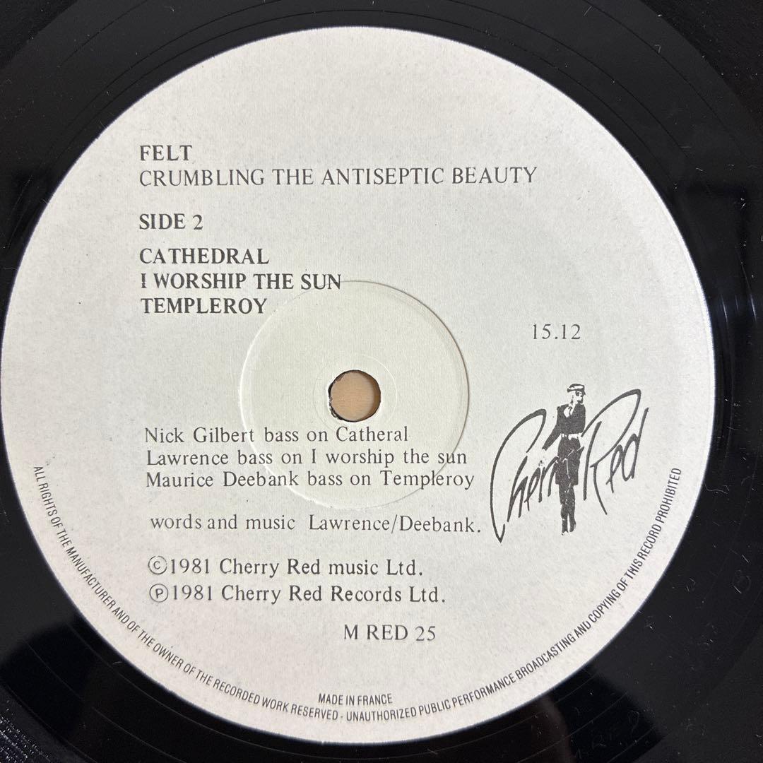 FELT 輸入12inchレコード　M RED25 1981