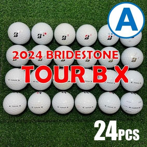 【A64】 ブリヂストンTOURBX 白 24年 ロストボール 24球