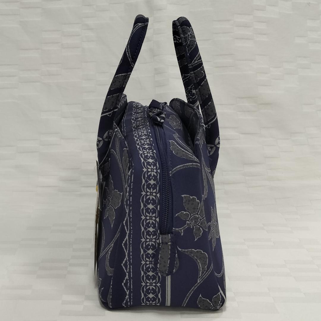 ◇新品◇　利休バッグ　◇　和装バッグ　紺色