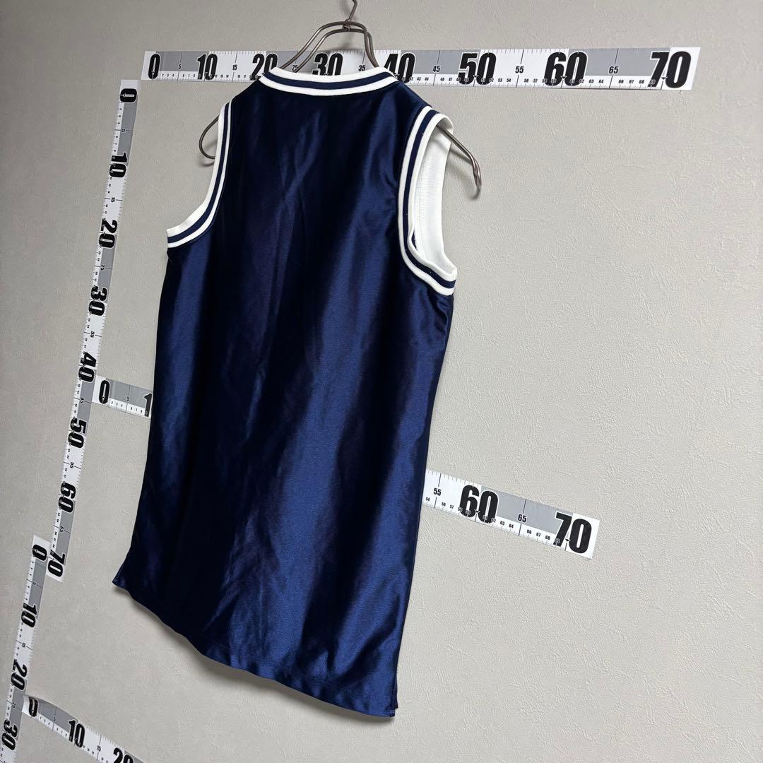 90s NIKE ナイキ タンクトップ ノースリーブ L 紺色 ネイビー