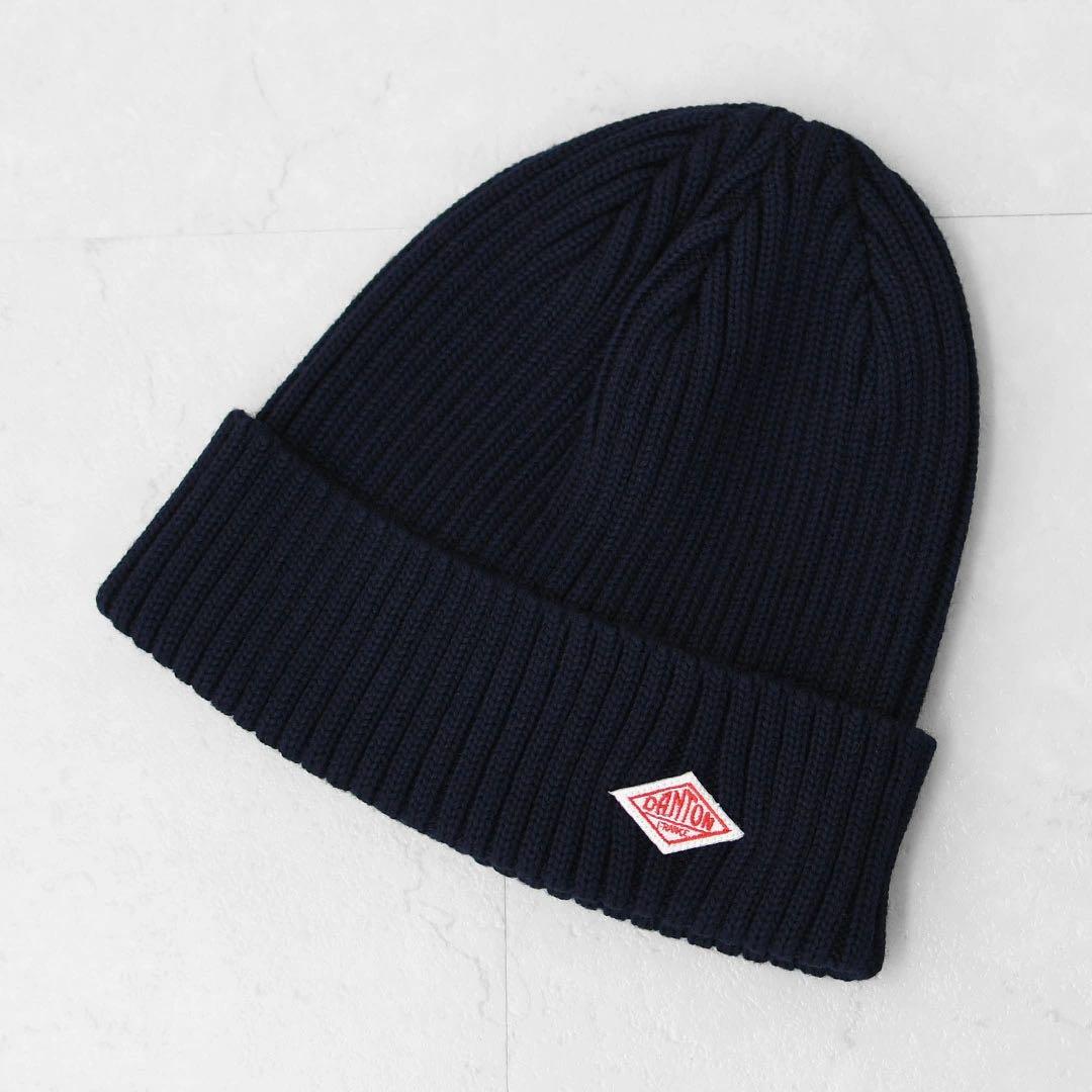【新品】ダントン　ニット帽　ニットキャップ　ブラック　黒