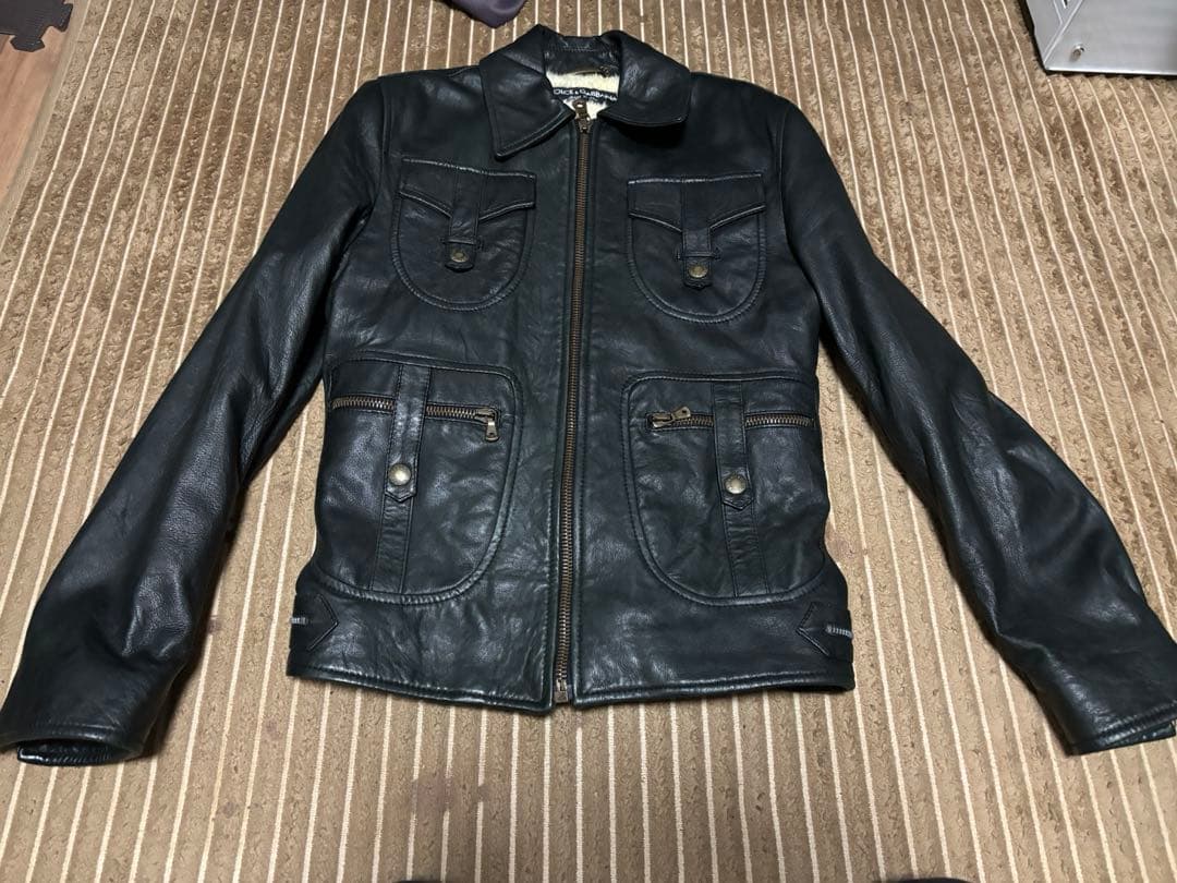 Dolce & Gabbana メンズ 革ジャン L~LL