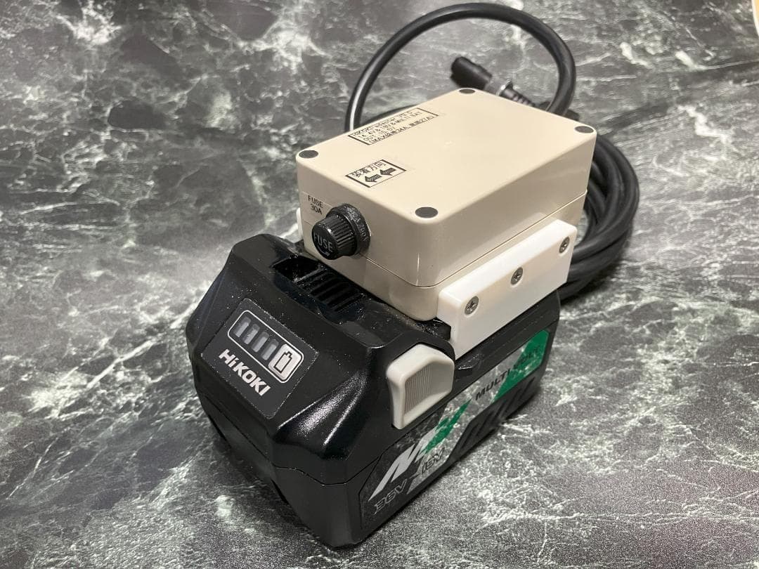 日立、ハイコーキ36V&18V&14.4V 電動リール用アダプタ(2.4m)