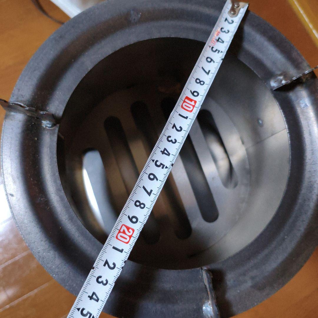 焼肉用網付／縦約27×横約25cm丁度よいカマド／焚き火台／約1.5kg箱込