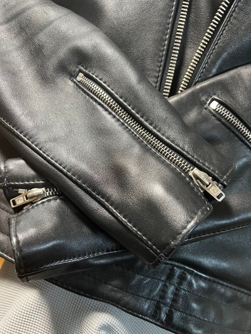 着丈変更前ロング丈仕様ルイスレザー 441Tサイクロン