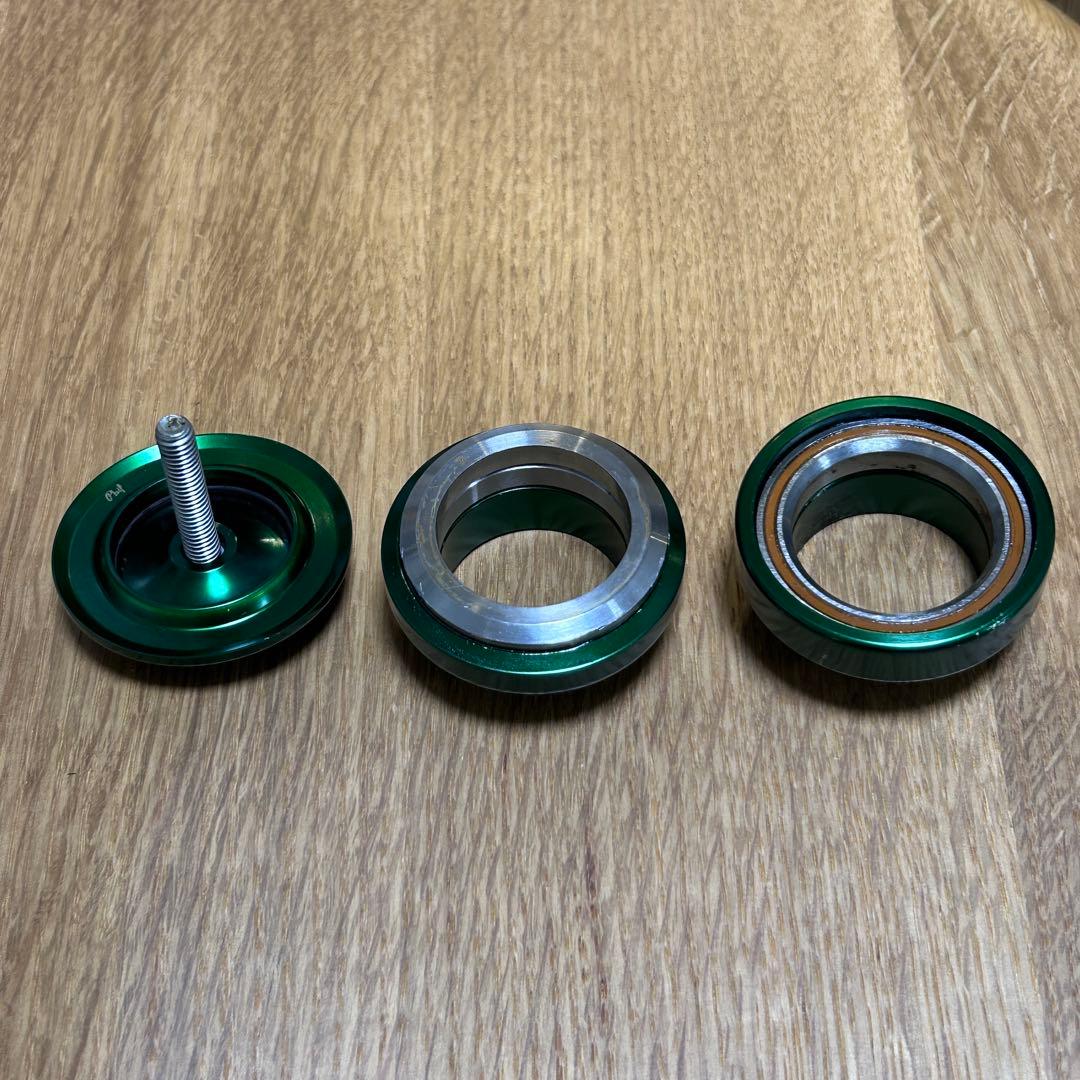 美品 PHILWOOD 1-1/8 headset グリーン