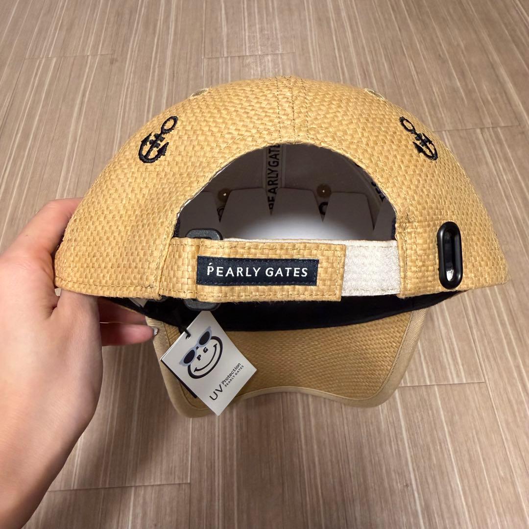 新品タグ付き　PEARLY GATES アンカー柄キャップ