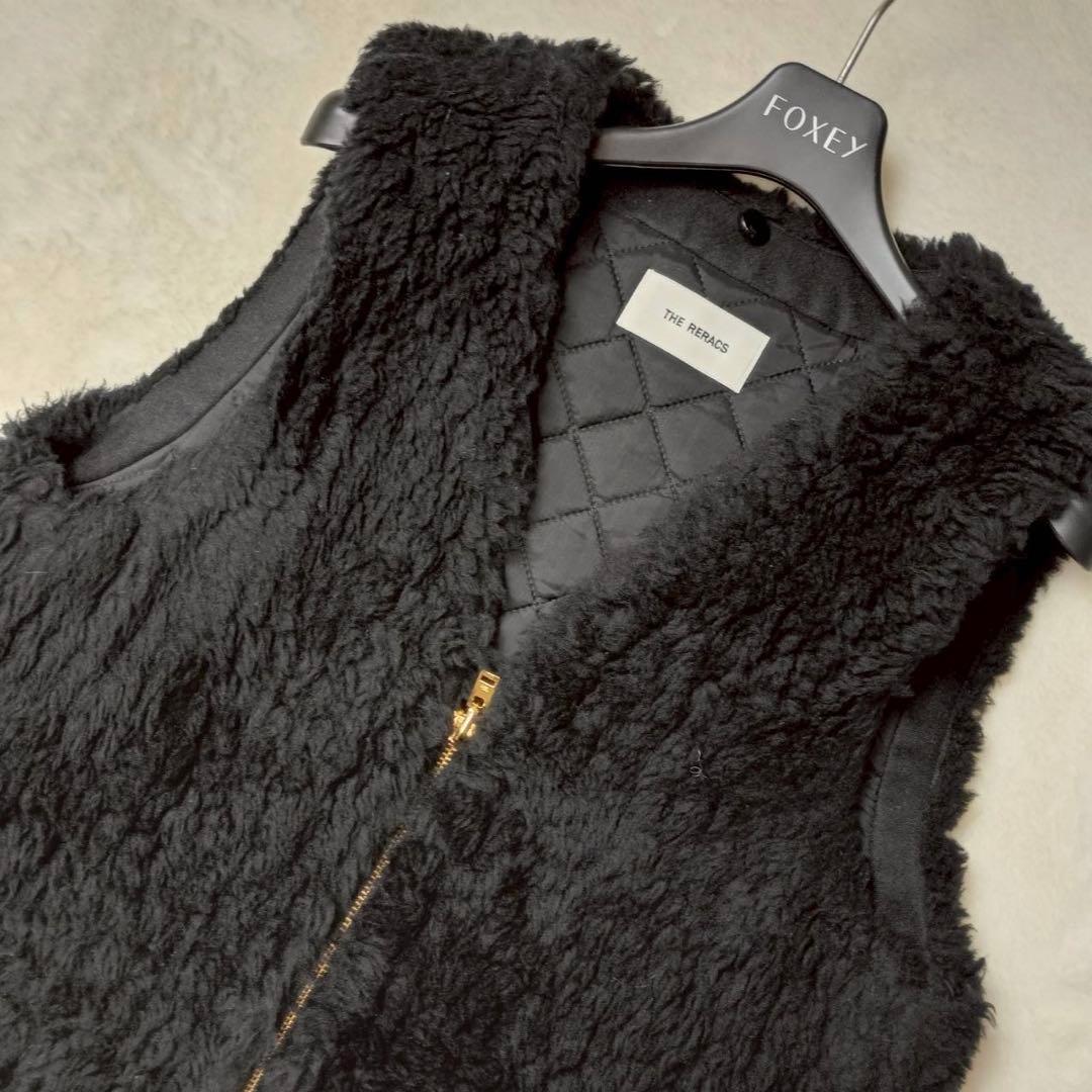 ✨近年モデル✨22FW アローズ別注 ザリラクス　ボアベスト ライナー　ブラック