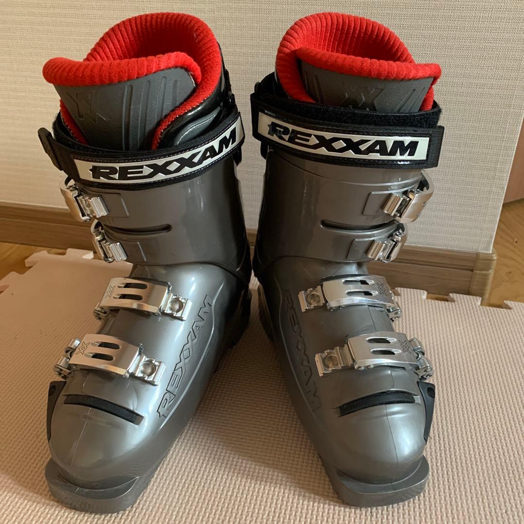 ELANスキー3点セット スキーブーツREXXAM ポール ストックHART