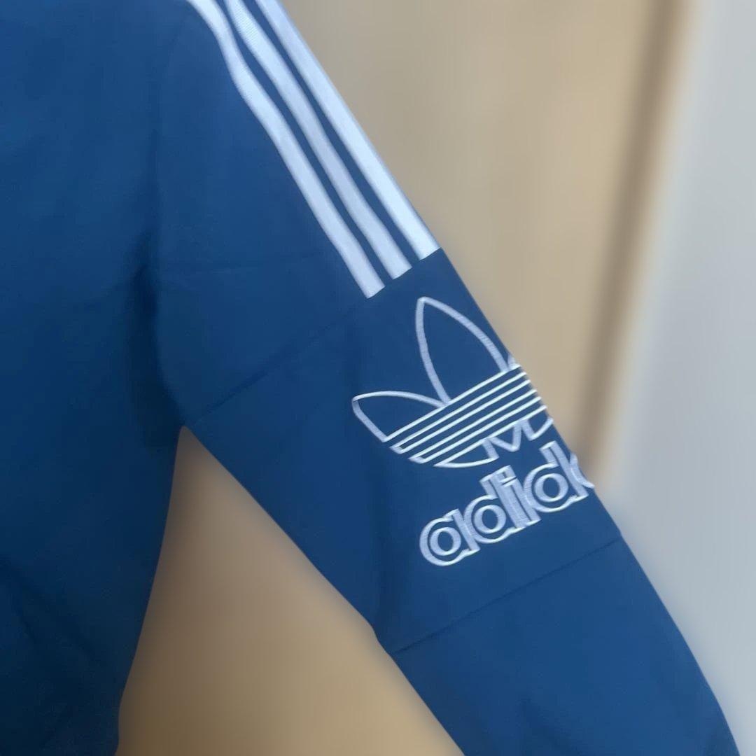 adidas ネイビー ジャージジャケット XS