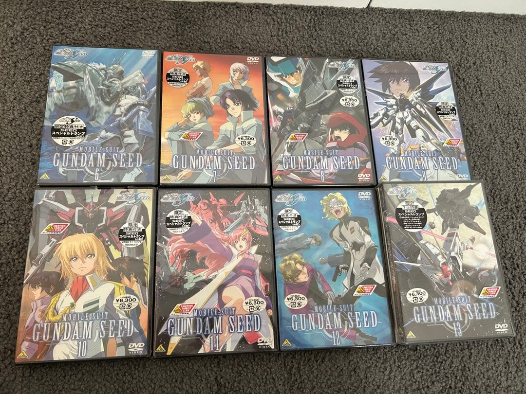 新品DVD 機動戦士ガンダムSEED6.7.8.9.10.11.12.13話