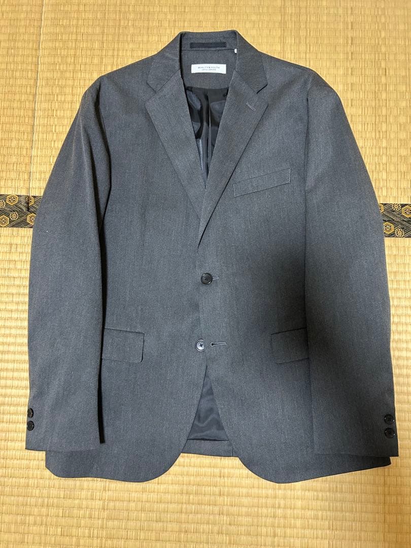 BEAUTY&YOUTH グレー スーツセット