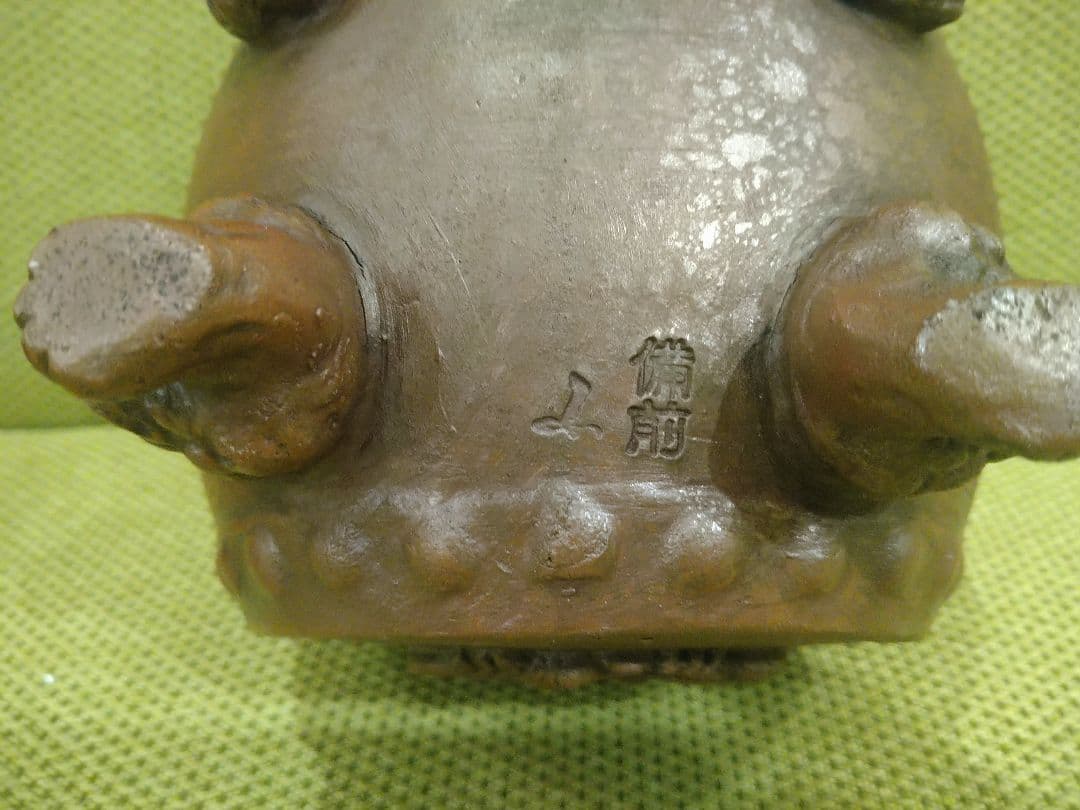 備前焼の鶏の香炉B6、№004、実用品、備前焼の香炉、コスパ品