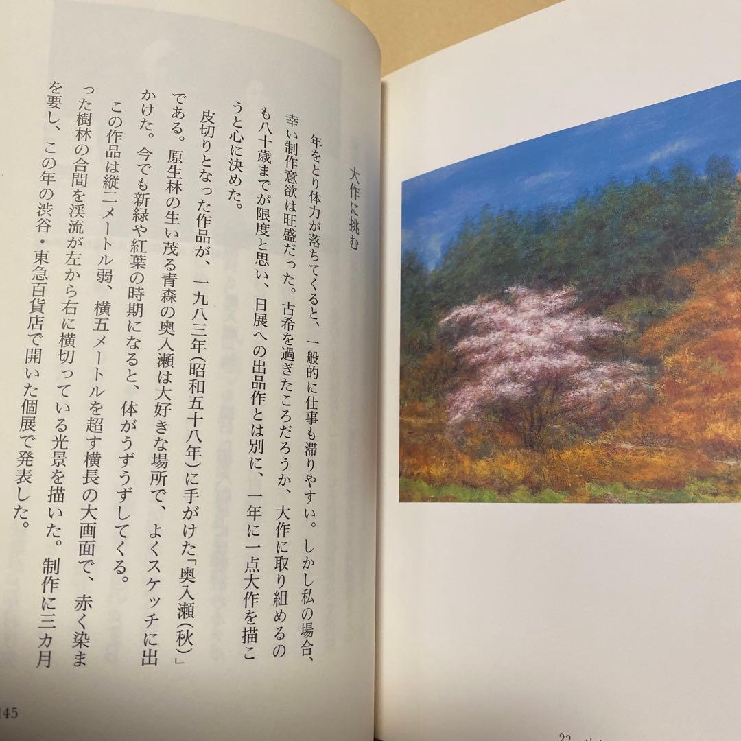 値下げ！文化勲章[サイン！初版]山燃ゆる　画業70年！奥田元宋自伝　毛筆署名　帯